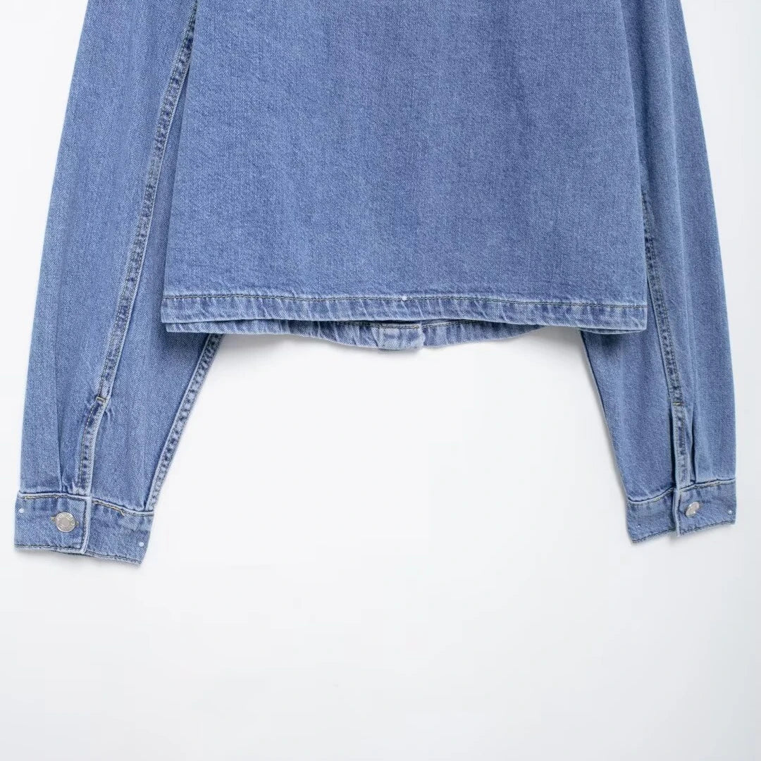 Denim Two-Piece Set